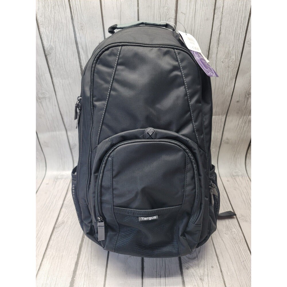Targus Black Laptop Bag 17" Groove CVR617 Backpack Water Resistant Travel 27L